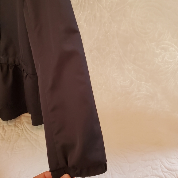 Zara basic outerwear black rain jacket - Picture 4 of 7